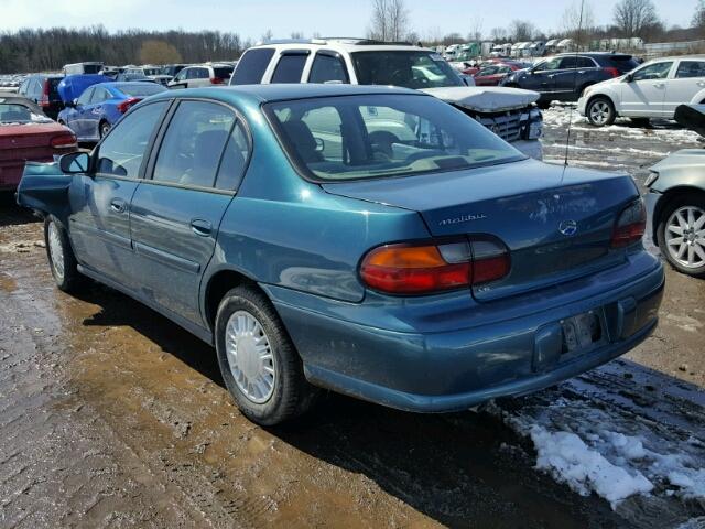 1G1ND52J42M664657 - 2002 CHEVROLET MALIBU GREEN photo 3