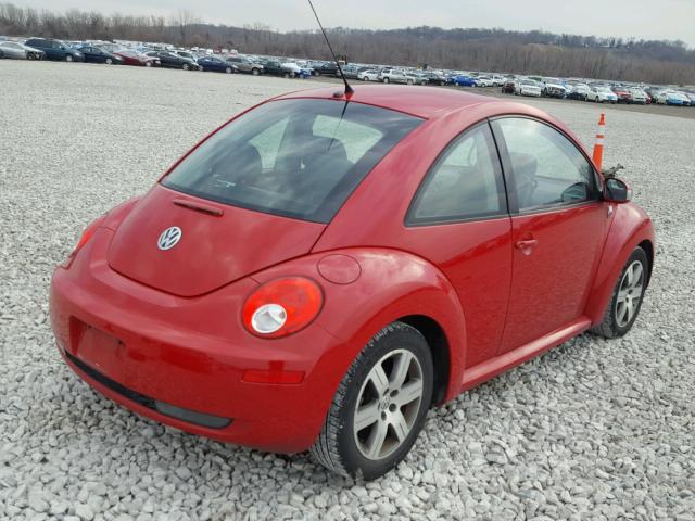 3VWRW31C96M421637 - 2006 VOLKSWAGEN NEW BEETLE RED photo 4