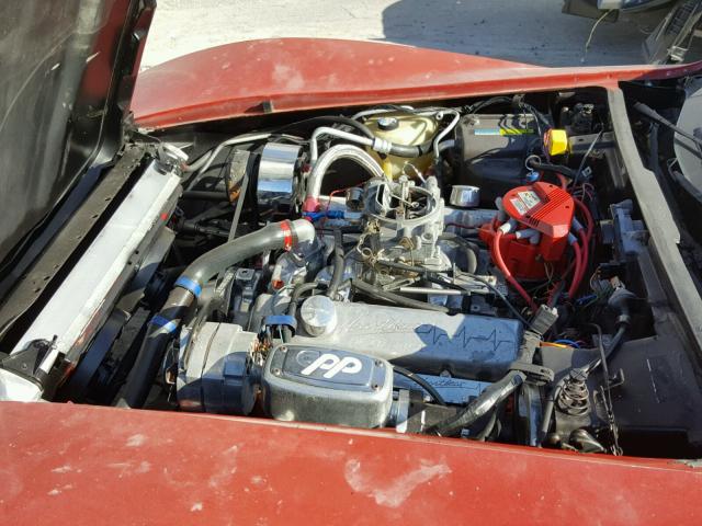 1Z878AS411649 - 1980 CHEVROLET CORVETTE RED photo 7