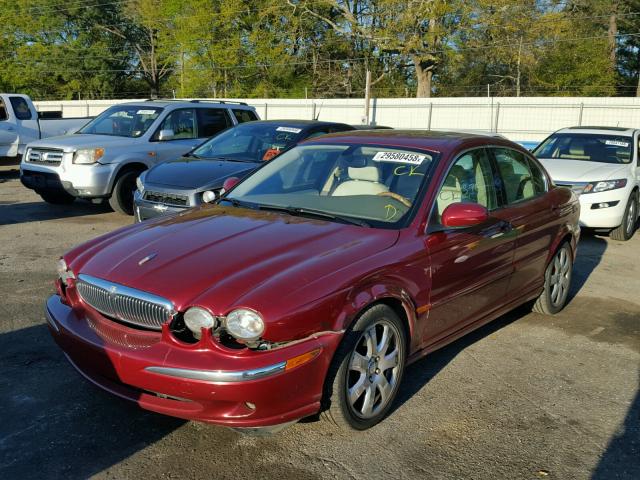 SAJEA51C54WD68044 - 2004 JAGUAR X-TYPE 3.0 RED photo 2