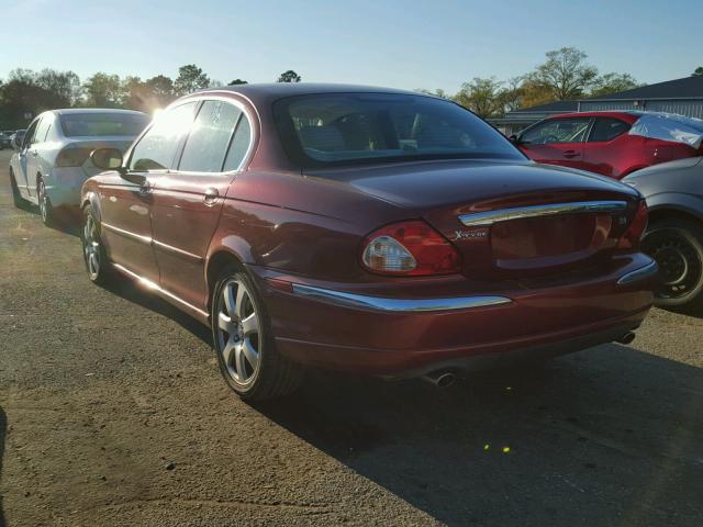 SAJEA51C54WD68044 - 2004 JAGUAR X-TYPE 3.0 RED photo 3