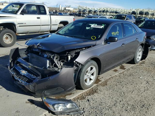 1G11B5SA4DF133180 - 2013 CHEVROLET MALIBU LS გრაფიტი ფოტო 2