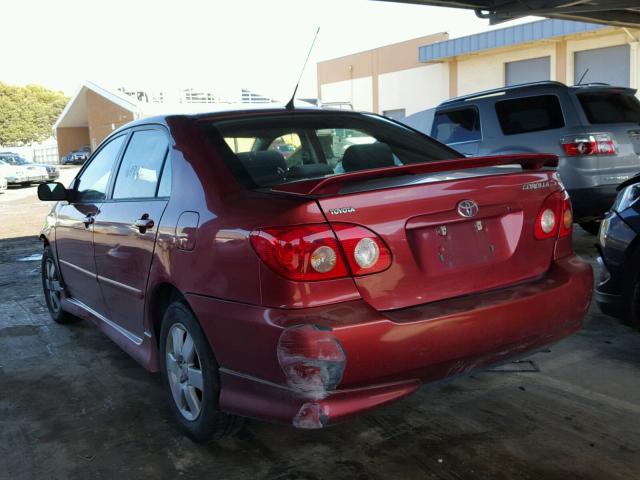 1NXBR30E57Z820987 - 2007 TOYOTA COROLLA CE RED photo 3