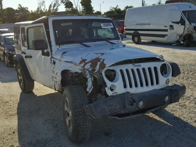 1C4BJWDG5HL510533 - 2017 JEEP WRANGLER U WHITE photo 1