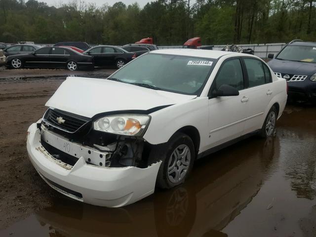 1G1ZS58F97F124761 - 2007 CHEVROLET MALIBU LS WHITE photo 2