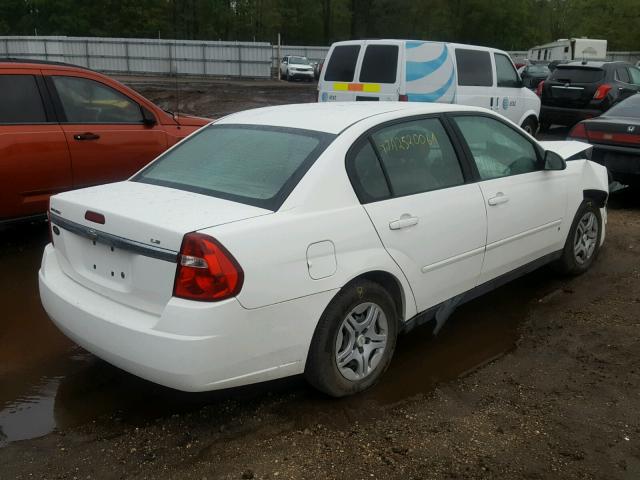 1G1ZS58F97F124761 - 2007 CHEVROLET MALIBU LS WHITE photo 4