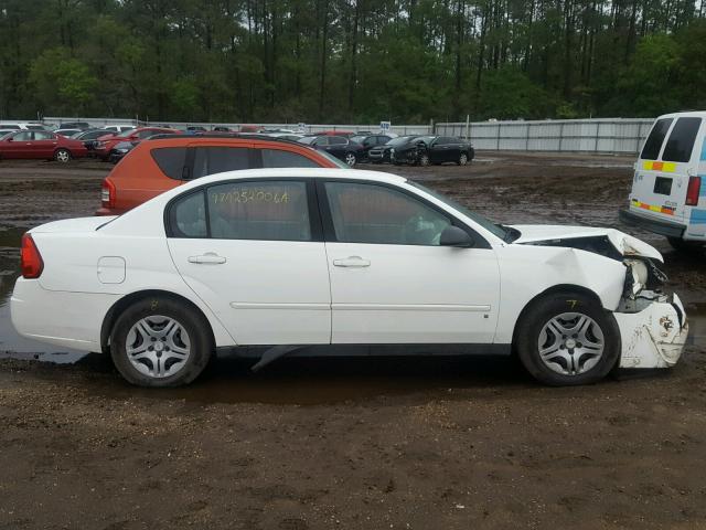 1G1ZS58F97F124761 - 2007 CHEVROLET MALIBU LS WHITE photo 9