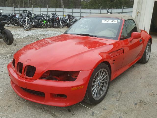 4USCJ3321WLC12550 - 1998 BMW Z3 2.8 RED photo 2