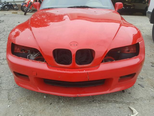 4USCJ3321WLC12550 - 1998 BMW Z3 2.8 RED photo 9