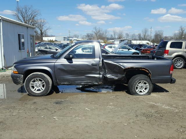 1D7FL16X73S314089 - 2003 DODGE DAKOTA SXT GRAY photo 9