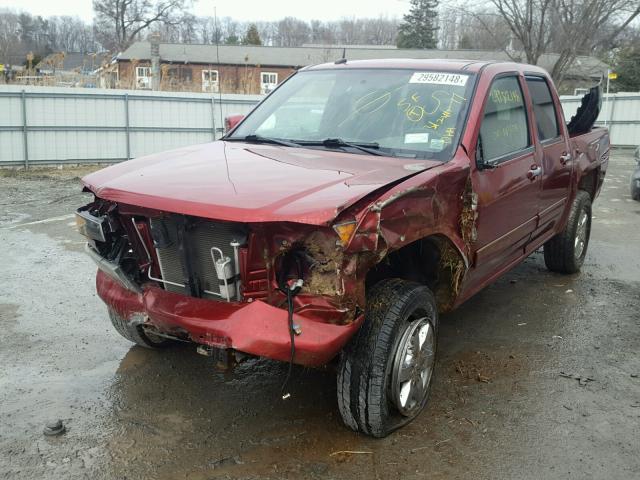 1GCJTCDE2A8143232 - 2010 CHEVROLET COLORADO L RED photo 2