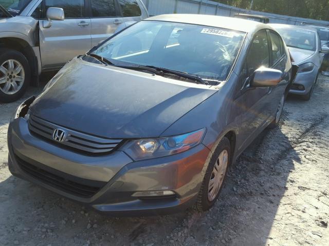 JHMZE2H51BS005203 - 2011 HONDA INSIGHT LX GRAY photo 2