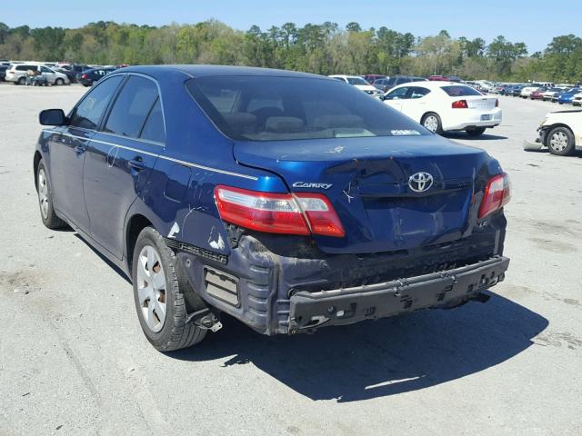 4T1BE46K57U126072 - 2007 TOYOTA CAMRY NEW BLUE photo 3