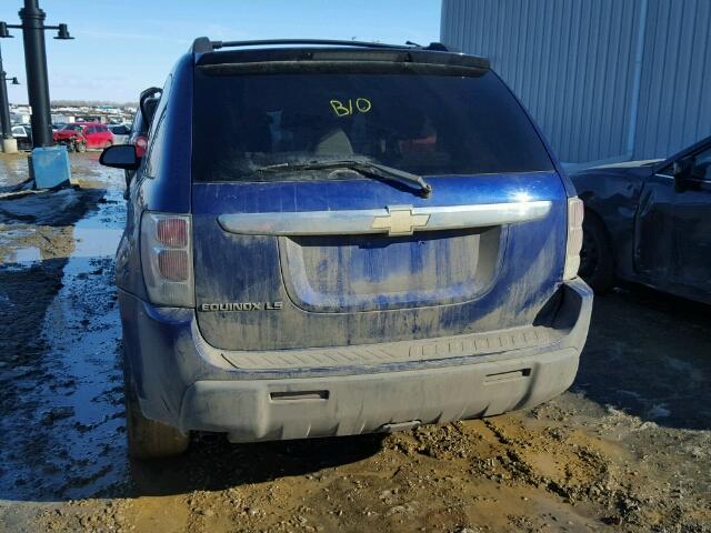 2CNDL13F756005060 - 2005 CHEVROLET EQUINOX LS BLUE photo 10