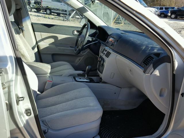 5NPEU46F17H275001 - 2007 HYUNDAI SONATA SE GRAY photo 5