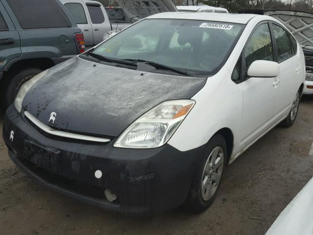 JTDKB20U353076318 - 2005 TOYOTA PRIUS WHITE photo 2