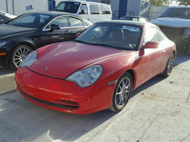 WP0BA299X3S635464 - 2003 PORSCHE 911 TARGA RED photo 2