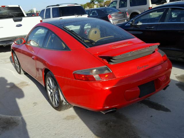 WP0BA299X3S635464 - 2003 PORSCHE 911 TARGA RED photo 3