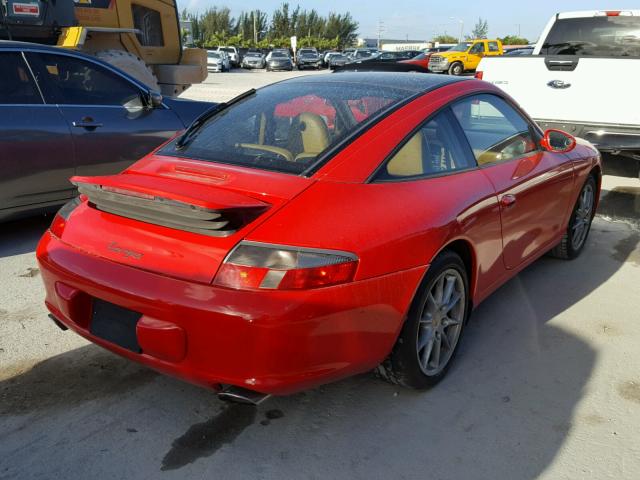 WP0BA299X3S635464 - 2003 PORSCHE 911 TARGA RED photo 4