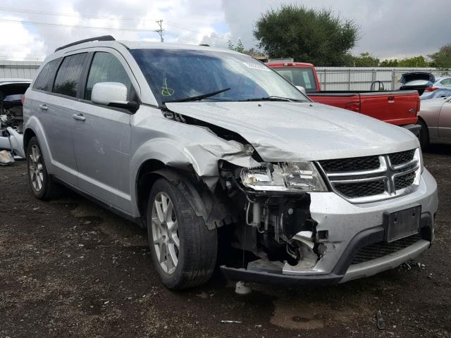 3C4PDCBG6DT709572 - 2013 DODGE JOURNEY SX SILVER photo 1