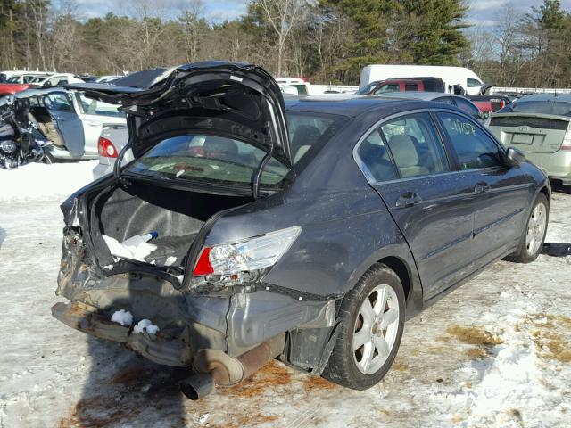 1HGCP25478A139923 - 2008 HONDA ACCORD LXP GRAY photo 4