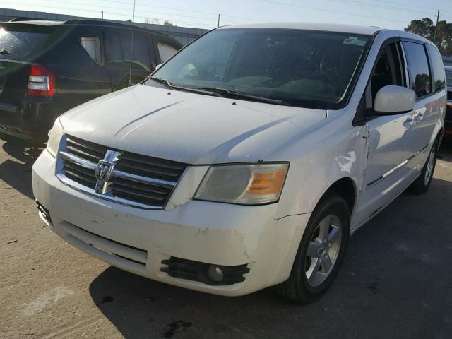 1D8HN54P48B156424 - 2008 DODGE GRAND CARA WHITE photo 2