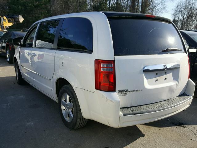 1D8HN54P48B156424 - 2008 DODGE GRAND CARA WHITE photo 3