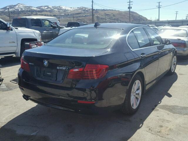WBA5A7C5XFD626656 - 2015 BMW 528 XI BLACK photo 4