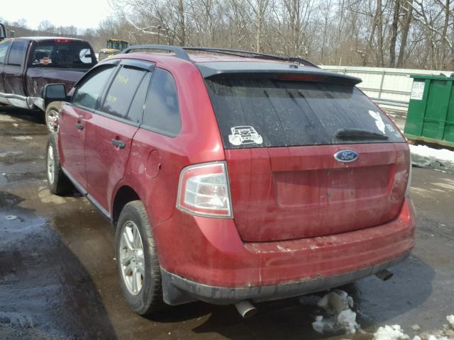 2FMDK36C77BB05251 - 2007 FORD EDGE SE RED photo 3