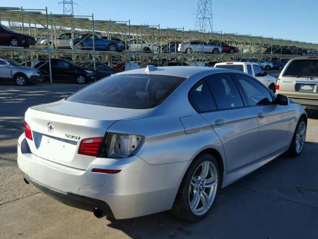 WBAFU7C59BC876417 - 2011 BMW 535 XI SILVER photo 4