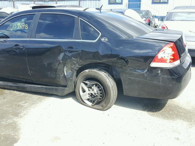 2G1WB58N189108719 - 2008 CHEVROLET IMPALA LS BLACK photo 9