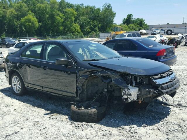 3FAHP0JG8AR354172 - 2010 FORD FUSION SEL BLACK photo 1