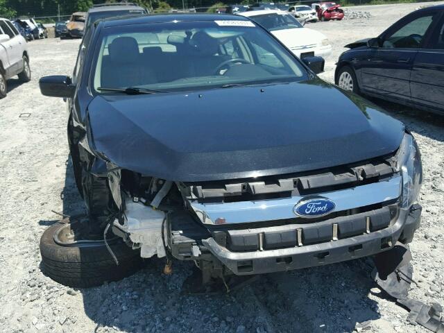 3FAHP0JG8AR354172 - 2010 FORD FUSION SEL BLACK photo 9