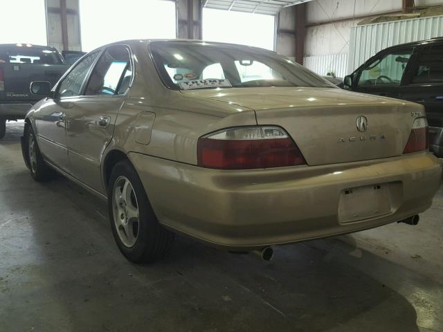 19UUA56613A053202 - 2003 ACURA 3.2TL GOLD photo 3