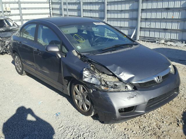 19XFA15529E019817 - 2009 HONDA CIVIC LX GRAY photo 1