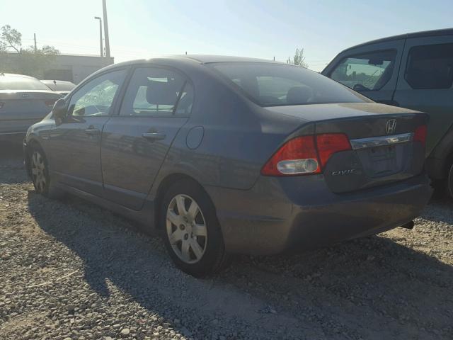 19XFA15529E019817 - 2009 HONDA CIVIC LX GRAY photo 3