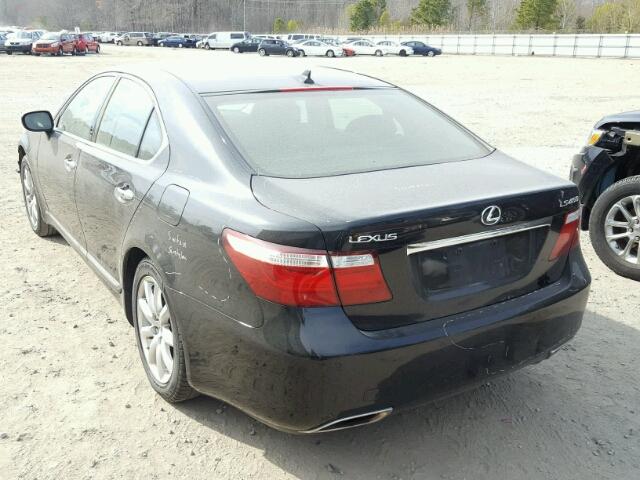 JTHBL46F275038764 - 2007 LEXUS LS 460 BLACK photo 3