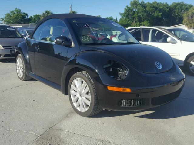 3VWRF31Y18M413417 - 2008 VOLKSWAGEN NEW BEETLE შავი ფოტო 1