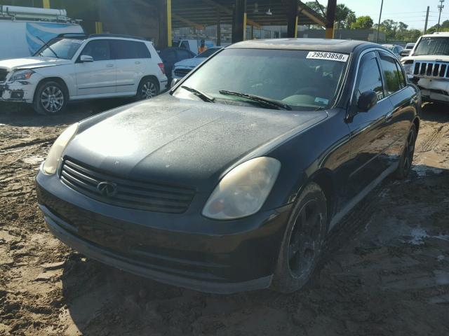 JNKCV51E73M022580 - 2003 INFINITI G35 BLACK photo 2