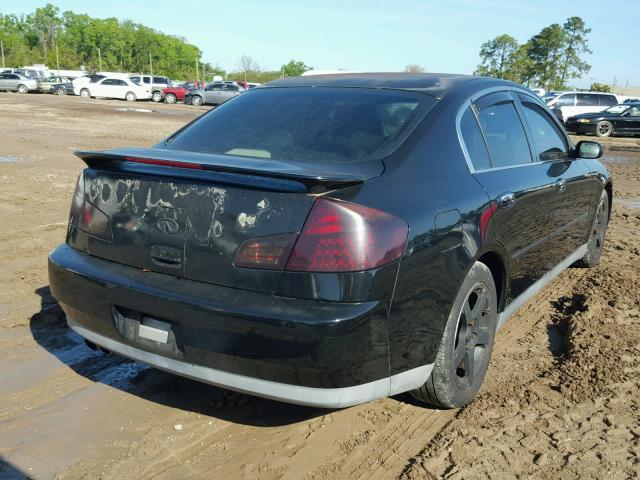 JNKCV51E73M022580 - 2003 INFINITI G35 BLACK photo 4