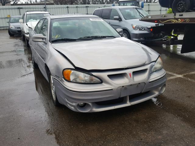 1G2NV52EXYM760913 - 2000 PONTIAC GRAND AM G GRAY photo 1