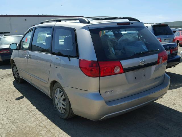 5TDZA23C16S573842 - 2006 TOYOTA SIENNA CE GOLD photo 3