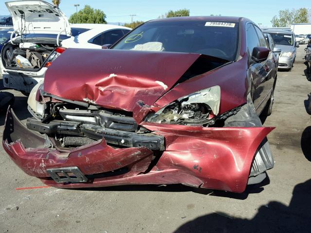 JHMCM56673C085737 - 2003 HONDA ACCORD EX MAROON photo 2