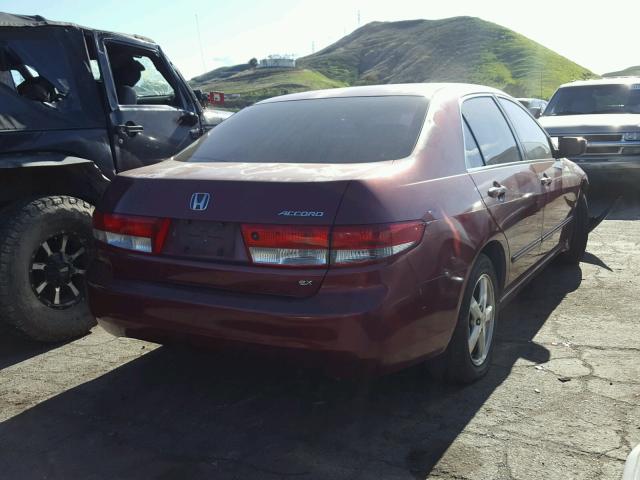 JHMCM56673C085737 - 2003 HONDA ACCORD EX MAROON photo 4