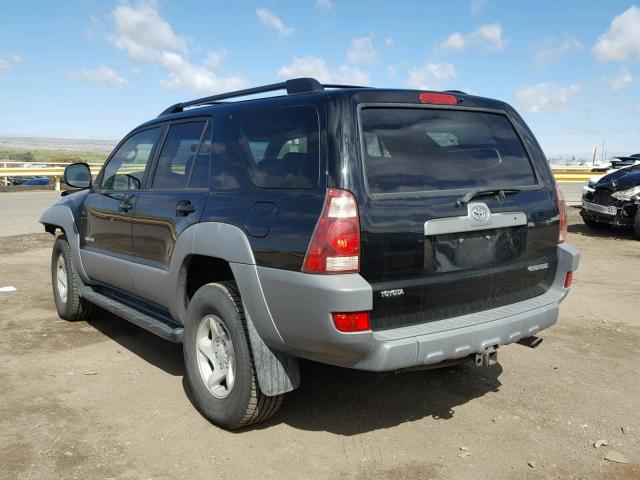 JTEBU14R730004638 - 2003 TOYOTA 4RUNNER SR BLACK photo 3