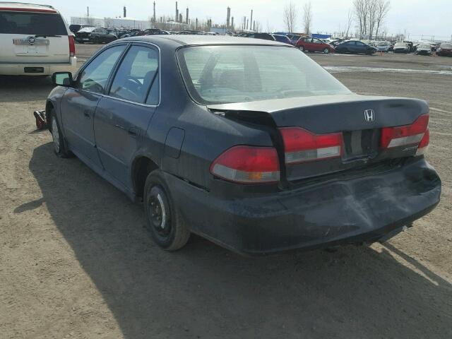 1HGCG56772A815739 - 2002 HONDA ACCORD SE BLACK photo 3