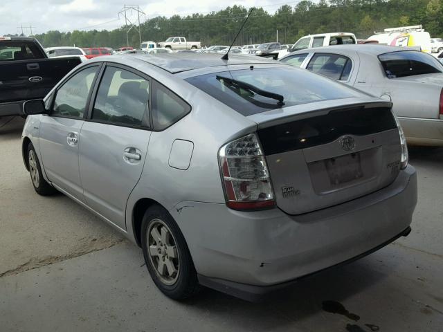 JTDKB20U667075545 - 2006 TOYOTA PRIUS SILVER photo 3