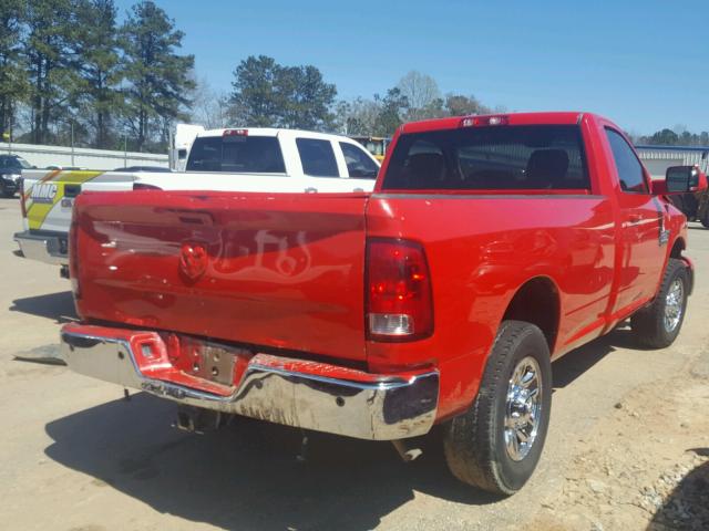 3C6LR4AT1EG308291 - 2014 RAM 2500 ST RED photo 4