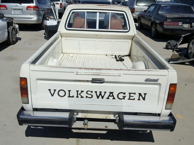 1V1KG0174BV104239 - 1981 VOLKSWAGEN RABBIT TRU WHITE photo 6