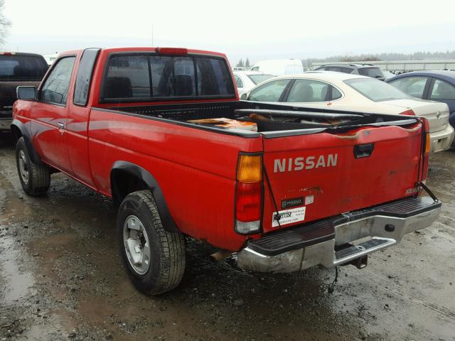 1N6HD16Y6RC346766 - 1994 NISSAN TRUCK KING RED photo 3